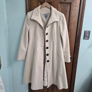 Elegant Cream Women's Coat